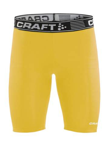 Ability Compression Short Tights Uni, Sweden Yellow - Craft