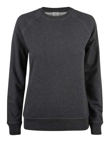 Premium OC Roundneck Women, anthracite melange - Clique (1)