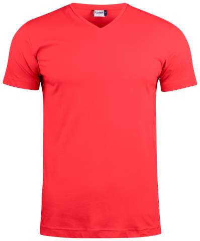 Basic-T V-neck, red – Clique (1)