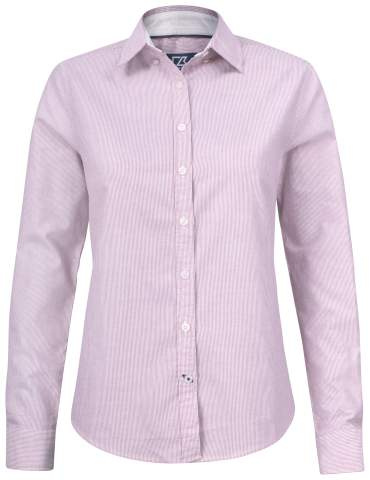Belfair Oxford Shirt Women, Burgundy/White - Cutter & Buck (1)