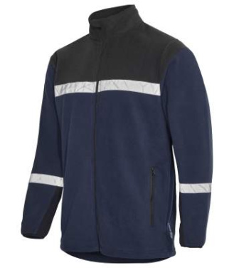 7300 FLEECE JACKET 9910-VIZ, Navy/Black - ProJob (2)