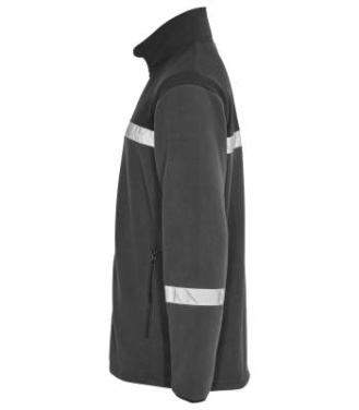 7300 FLEECE JACKET 9910-VIZ, Grey/Black - ProJob (4)
