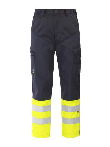 6507 DRIVER PANTS EN ISO 20471 CLASS 1, Yellow/Navy – ProJob (1)