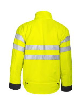 6407 PADDED JACKET EN ISO 20471 CLASS 3, Yellow/Black – ProJob (3)