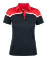 Seabeck Polo Women, Black/Red