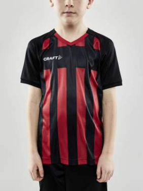 Progress 2.0 Stripe Jersey JR, Black/Bright Red - Craft (3)
