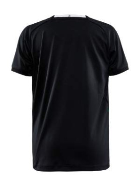 Progress 2.0 Stripe Jersey JR, Black/Team Green - Craft (2)