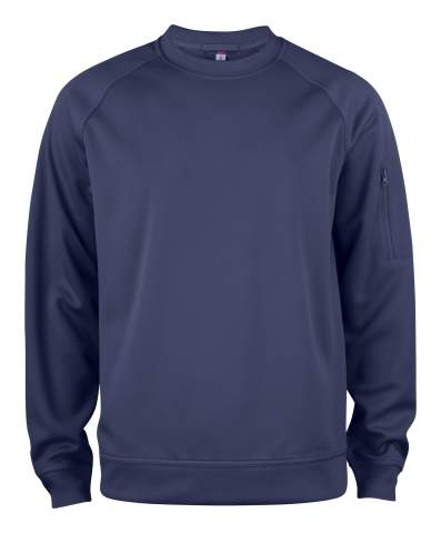 Basic Active Roundneck, dark navy - Clique (1)