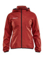 Jacket Rain W, Bright Red