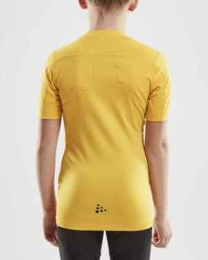 Pro Control Compression Tee Jr, Sweden Yellow - Craft (3)