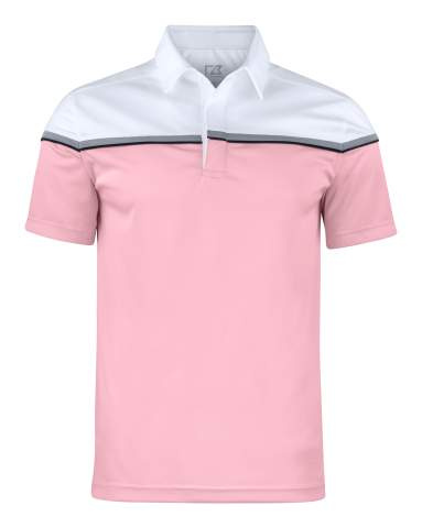 Seabeck Polo Men, Pink/White - Cutter & Buck (1)