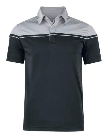 Seabeck Polo Men, Black/Light Grey - Cutter & Buck (1)
