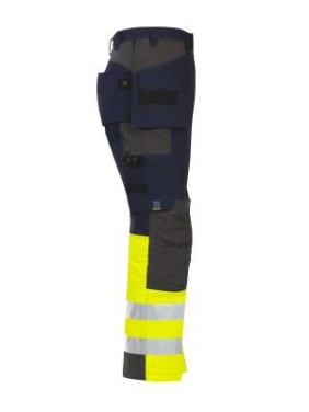 6522 WAISTPANTS EN ISO 20471 CLASS 1, Yellow/Navy - ProJob (4)
