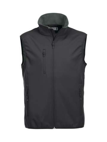 Basic Softshell Vest, black – Clique (1)