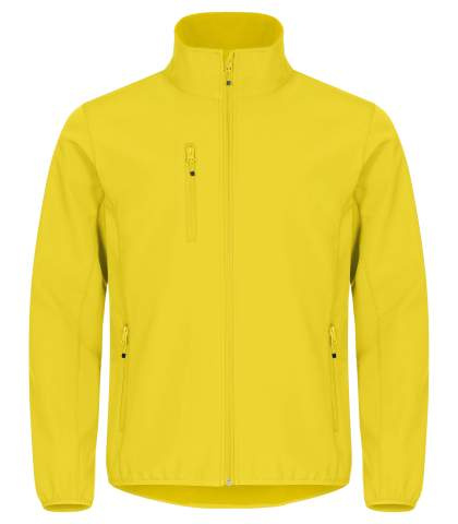 Classic Softshell Jacket, Lemon – Clique (1)