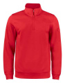 Basic Active Half Zip, Red