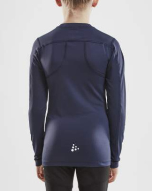 Ability Compression Long Sleeve Jr, Navy - Craft (3)