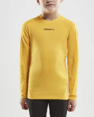 Ability Compression Long Sleeve Jr, Sweden Yellow - Craft (2)