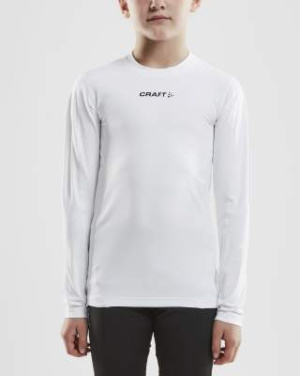 Ability Compression Long Sleeve Jr, White - Craft (2)