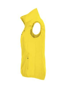 Basic Softshell Vest Ladies, lemon – Clique (3)