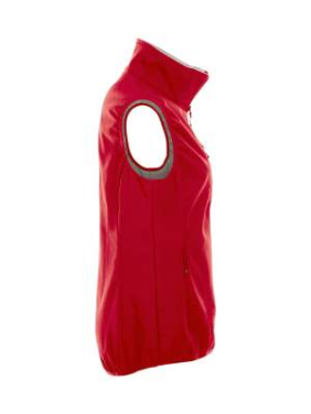 Basic Softshell Vest Ladies, red – Clique (3)