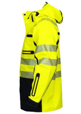 6417 FUNCTIONAL JACKET EN ISO 20471 CLASS 3/2, Yellow/Black – ProJob (3)