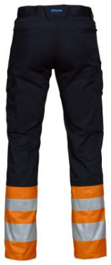 6523 WAISTPANTS EN ISO 20471 CLASS 1, Orange/Black - ProJob (2)