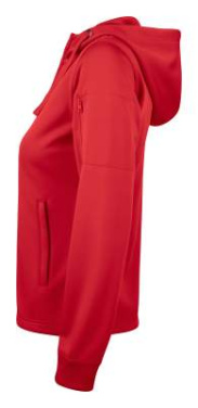 Basic Active Hoody Full Zip Women, red - Clique (3)