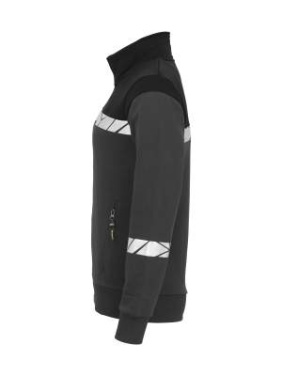 7105 SWEATSHIRT WOMEN 9910-VIZ, Grey/Black - ProJob (2)