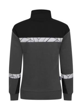 7105 SWEATSHIRT WOMEN 9910-VIZ, Grey/Black - ProJob (3)