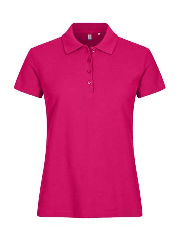 Basic Polo Women, bright cerise - Clique (1)