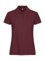 Basic Polo Women, burgundy