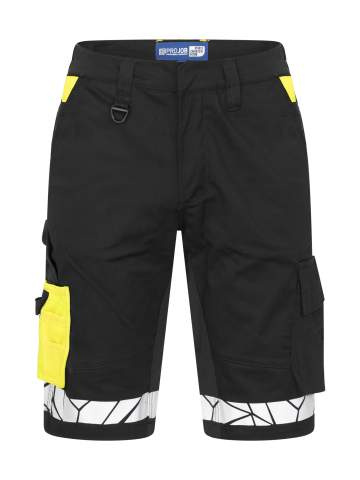 7510 WORK SHORTS, Black/Yellow – ProJob (1)