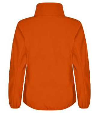 Classic Softshell Jacket Women, Blood orange - Clique (2)