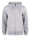 Basic Active Hoody Full Zip, grey melange