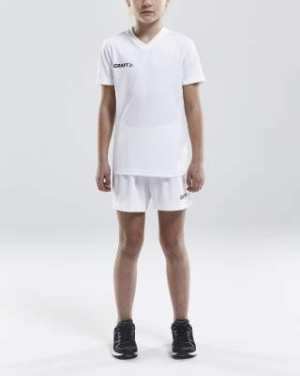SQUAD GO SHORT SOLID JR, White - Craft (2)