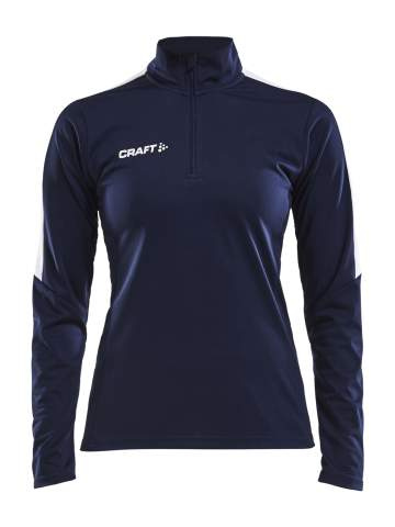 Progress Halfzip LS Tee W, Navy - Craft (1)