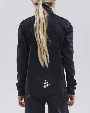 Progress Halfzip LS Tee JR, Black - Craft (3)