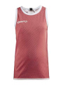 Progress Reversible Basket Singlet Jr, Bright Red/White