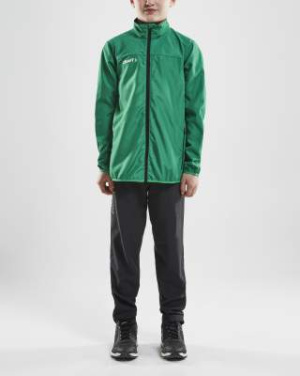 Rush Wind Jacket Jr, Team Green - Craft (4)