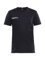 SQUAD GO JERSEY SOLID JR, Black