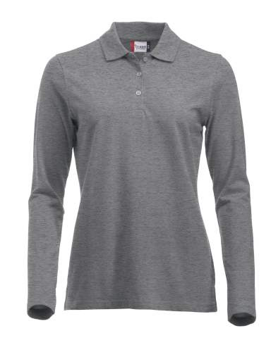 Classic Marion L/S, grey melange – Clique (1)