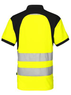 6008 PIQUÉ EN ISO 20471 CLASS 2, Yellow/Black – ProJob (2)