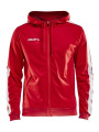 Pro Control Hood Jacket M, Bright Red/White