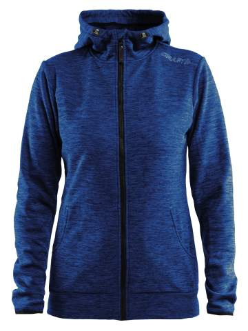 Leisure Full Zip Hood W, Deep Melange - Craft