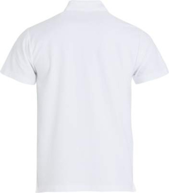 Basic Polo S/S Junior, white - Clique (2)