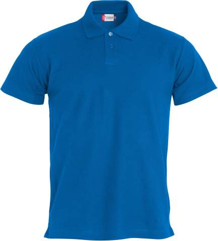 Basic Polo S/S Junior, royal blue - Clique (1)