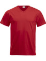 Fashion-T V-neck, red