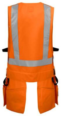 6704 VEST EN ISO 20471 CLASS 2, Orange – ProJob (4)