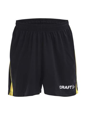 Progress Short Contrast JR, Black/Sweden Yellow - Craft (1)